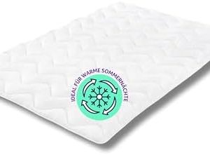 Traumnacht Sommerdecke 155x220 cm, antiallergisch, leichte Microfaser für erholsame Nächte