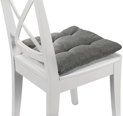 Traumnacht Stuhlkissen Set 4er, Bequeme Kissen für Garten und Küche, 38x38cm, altrosa