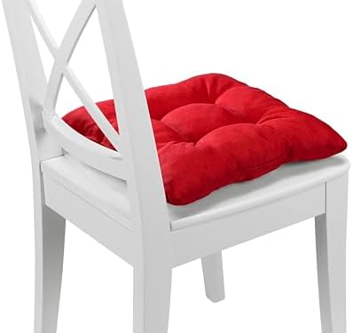 Traumnacht Stuhlkissen Set 4er, Bequeme Kissen für Garten und Küche, 38x38cm, altrosa