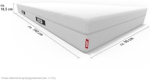 Bodyguard bett1 Anti-Kartell-Matratze | Testsieger 1,6 für besten Schlafkomfort 90x200 cm