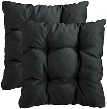 Traumnacht Stuhlkissen Set 4er, Bequeme Kissen für Garten und Küche, 38x38cm, altrosa