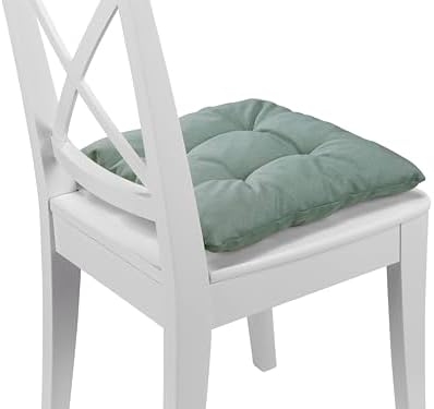 Traumnacht Stuhlkissen Set 4er, Bequeme Kissen für Garten und Küche, 38x38cm, altrosa