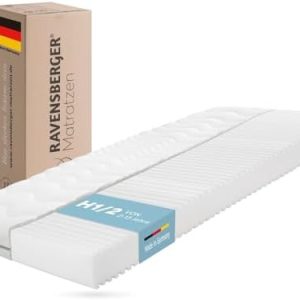 RAVENSBERGER Kinder- und Jugendmatratze Softwelle - Weiche 7-Zonen Kaltschaummatratze, 90 x 200 cm, ideal für Allergiker