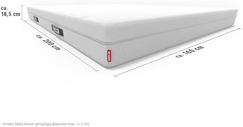 Bodyguard bett1 Anti-Kartell-Matratze | Testsieger 1,6 für besten Schlafkomfort 90x200 cm