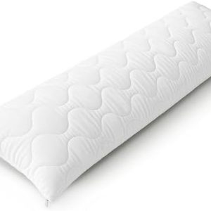 Siebenschläfer Seitenschläferkissen 40x145 cm - Komfortables Body Pillow für erholsamen Schlaf - OEKO-TEX zertifiziert