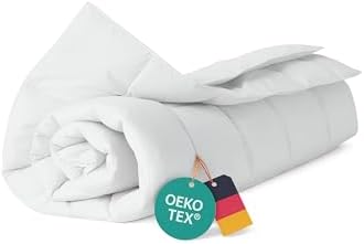 Luxuriöse Winter Bettdecke 135x200 cm - 100% weiche Daunenfüllung, atmungsaktiv & waschbar, perfekt für kalte Nächte!