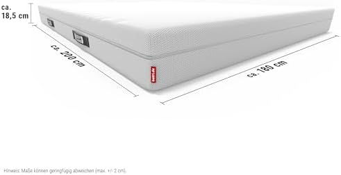 Bodyguard bett1 Anti-Kartell-Matratze | Testsieger 1,6 für besten Schlafkomfort 90x200 cm