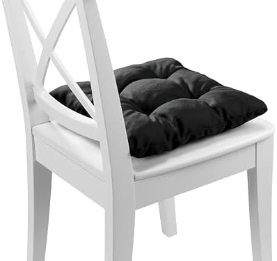 Traumnacht Stuhlkissen Set 4er, Bequeme Kissen für Garten und Küche, 38x38cm, altrosa