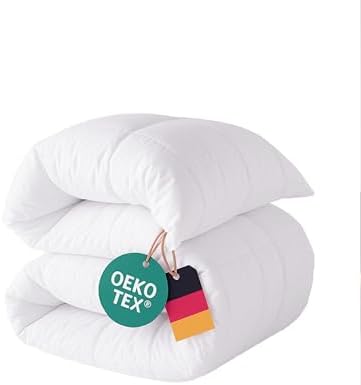 Luxuriöse Winter Bettdecke 135x200 cm - 100% weiche Daunenfüllung, atmungsaktiv & waschbar, perfekt für kalte Nächte!