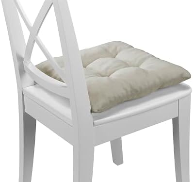 Traumnacht Stuhlkissen Set 4er, Bequeme Kissen für Garten und Küche, 38x38cm, altrosa