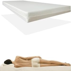 Doctorsleep Medisleep Kaltschaum Rollmatratze 90x200 cm - 10 cm Kern, Milano Bezug, ideal für gesunden Schlaf