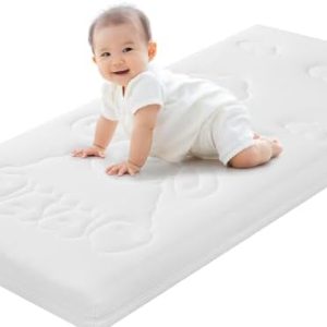 Traumnacht Premium Kindermatratze für Babys und Junioren, 70 x 140 cm, hautfreundlicher Bezug, Öko-Tex zertifiziert!