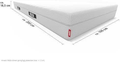 Bodyguard bett1 Anti-Kartell-Matratze | Testsieger 1,6 für besten Schlafkomfort 90x200 cm