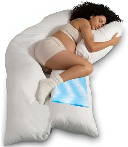 Traumreiter Schwangerschaftskissen XXL – Ergonomisches Wendekissen mit Memory Foam für schwangere Mütter, ideal zum Schl