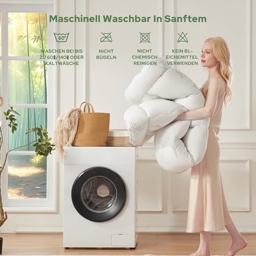 BEDLORE Matratzentopper 140x200cm – Weiche Viskoseauflage aus Bambusfaser für besseren Schlaf, ideal bei Rückenschmerzen