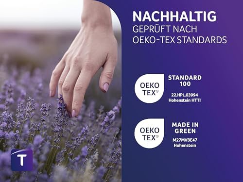 Traumnacht Komfort Topper 140x200 cm - Atmungsaktive Matratzenauflage für Allergiker, Öko-Tex zertifiziert, Qualität Mad