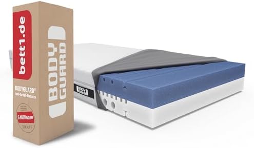 Bodyguard bett1 Anti-Kartell-Matratze | Testsieger 1,6 für besten Schlafkomfort 90x200 cm