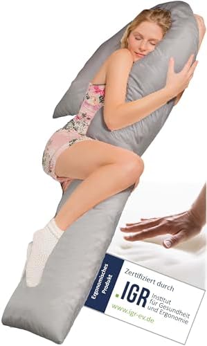 Traumreiter Schwangerschaftskissen XXL – Ergonomisches Wendekissen mit Memory Foam für schwangere Mütter, ideal zum Schl