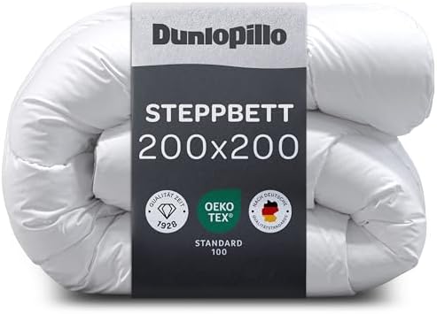 Dunlopillo Bettdecke 135x200 – Premium Ganzjahresdecke für Allergiker | Oeko-Tex zertifiziert, perfekt für Winternächte