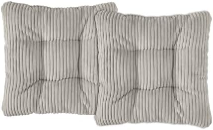 Traumnacht Stuhlkissen Set 4er, Bequeme Kissen für Garten und Küche, 38x38cm, altrosa