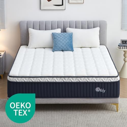 Highline Matratze 140x200cm H3 – 25cm hoch, ökologisch zertifizierte 7-Zonen Taschenfederkern für optimalen Schlafkomfor