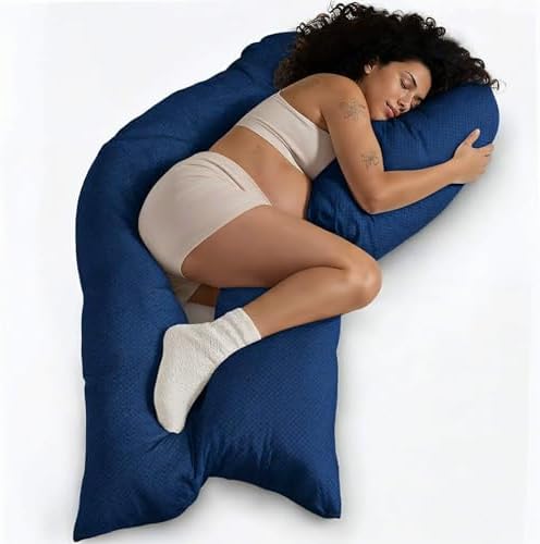 Traumreiter Schwangerschaftskissen XXL – Ergonomisches Wendekissen mit Memory Foam für schwangere Mütter, ideal zum Schl