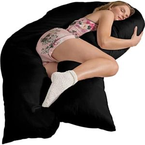 Traumreiter XXL Seitenschläferkissen aus Baumwolle - Komfort für Schwangere & Erwachsene, ideal zum Schlafen!