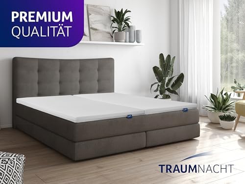 Traumnacht Duo Topper 2 in 1, Härtegrad 2 & 3, Öko-Tex, 180x200 cm für erholsamen Schlaf