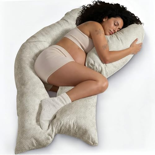 Traumreiter Schwangerschaftskissen XXL – Ergonomisches Wendekissen mit Memory Foam für schwangere Mütter, ideal zum Schl
