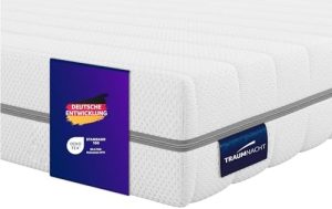 Traumnacht Orthopädische Wendematratze 100x200 cm – 7-Zonen Kaltschaum mit 2 Härtegraden für individuellen Schlafkomfort