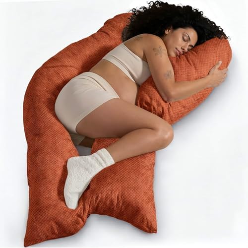 Traumreiter Schwangerschaftskissen XXL – Ergonomisches Wendekissen mit Memory Foam für schwangere Mütter, ideal zum Schl