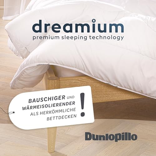 Dunlopillo Bettdecke 135x200 – Premium Ganzjahresdecke für Allergiker | Oeko-Tex zertifiziert, perfekt für Winternächte