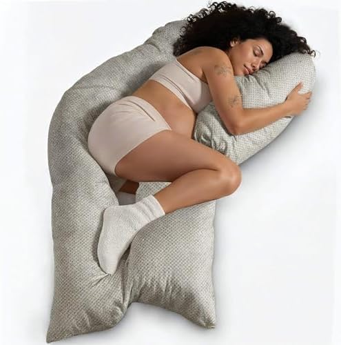 Traumreiter Schwangerschaftskissen XXL – Ergonomisches Wendekissen mit Memory Foam für schwangere Mütter, ideal zum Schl
