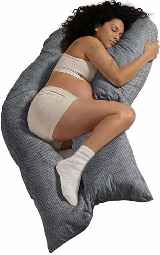 Traumreiter Schwangerschaftskissen XXL – Ergonomisches Wendekissen mit Memory Foam für schwangere Mütter, ideal zum Schl
