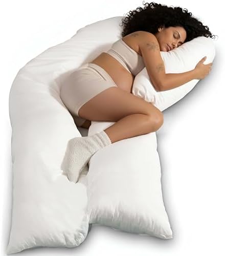 Traumreiter Schwangerschaftskissen XXL – Ergonomisches Wendekissen mit Memory Foam für schwangere Mütter, ideal zum Schl