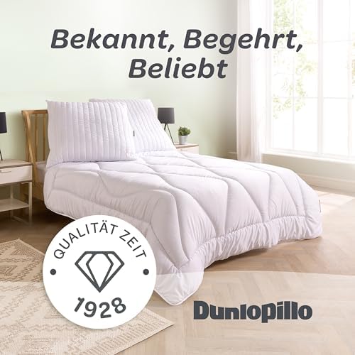 Dunlopillo Bettdecke 135x200 – Premium Ganzjahresdecke für Allergiker | Oeko-Tex zertifiziert, perfekt für Winternächte