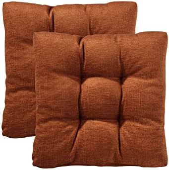 Traumnacht Stuhlkissen Set 4er, Bequeme Kissen für Garten und Küche, 38x38cm, altrosa