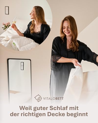 Luxuriöse Winter Bettdecke 135x200 cm - 100% weiche Daunenfüllung, atmungsaktiv & waschbar, perfekt für kalte Nächte!