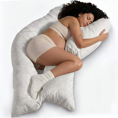 Traumreiter Schwangerschaftskissen XXL – Ergonomisches Wendekissen mit Memory Foam für schwangere Mütter, ideal zum Schl