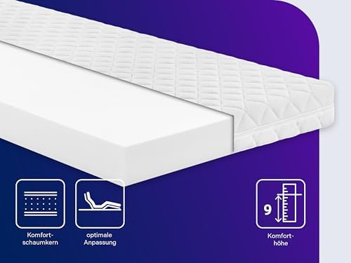 Traumnacht Premium Kindermatratze für Babys und Junioren, 70 x 140 cm, hautfreundlicher Bezug, Öko-Tex zertifiziert!