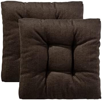 Traumnacht Stuhlkissen Set 4er, Bequeme Kissen für Garten und Küche, 38x38cm, altrosa