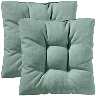 Traumnacht Stuhlkissen Set 4er, Bequeme Kissen für Garten und Küche, 38x38cm, altrosa