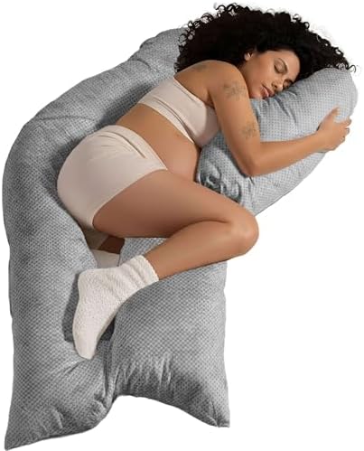Traumreiter Schwangerschaftskissen XXL – Ergonomisches Wendekissen mit Memory Foam für schwangere Mütter, ideal zum Schl