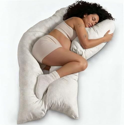 Traumreiter Schwangerschaftskissen XXL – Ergonomisches Wendekissen mit Memory Foam für schwangere Mütter, ideal zum Schl