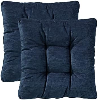 Traumnacht Stuhlkissen Set 4er, Bequeme Kissen für Garten und Küche, 38x38cm, altrosa