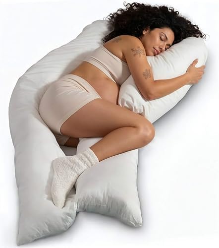 Traumreiter Schwangerschaftskissen XXL – Ergonomisches Wendekissen mit Memory Foam für schwangere Mütter, ideal zum Schl