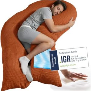 Traumreiter Seitenschläferkissen für Männer – Ergonomisches Nackenkissen aus Visco-XXL Memory Foam für optimalen Schlafk