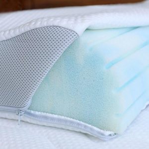 Traumschlaf Nackenstützkissen 40x80 cm – Allergikerfreundlich in variablen Höhen für entspannenden Schlaf ohne Nackensch