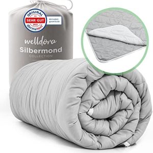 Welldora OPTICLIMA Allergiker Bettdecke 135x200 | 4 Jahreszeiten - Fachärztlich geprüft & Oeko-Tex für besten Schlafkomf