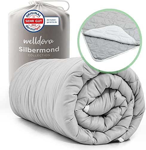 Welldora OPTICLIMA Allergiker Bettdecke 135x200 | 4 Jahreszeiten - Fachärztlich geprüft & Oeko-Tex für besten Schlafkomf